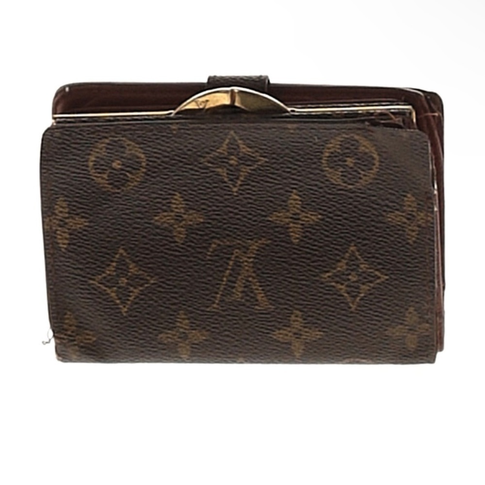 Louis Vuitton Brown Logo Monogram Wallet - Picture 2 of 10
